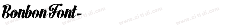 Bonbon Font字体转换